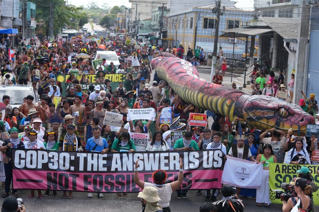 COP 30 Protest - Bucks County Beacon - COP30 Backpedals on Climate Action