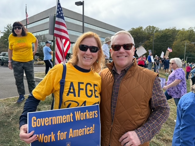 No Kings Rally Langhorne October 2025 - Bucks County Beacon - Tracy Hunt: Democracy Is for All of Us, Not Just the Party Insiders