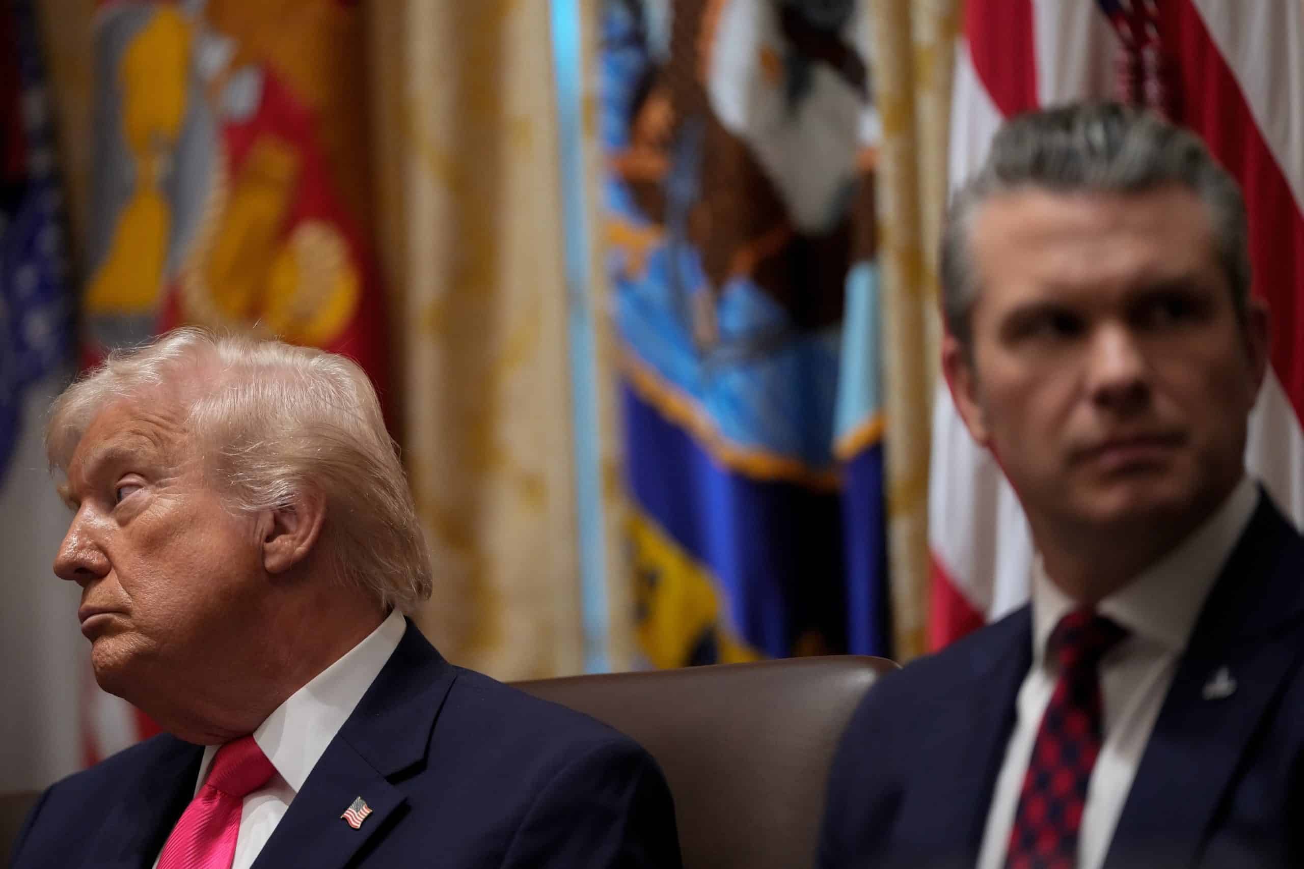 Trump Hegseth MAGA Military scaled - Bucks County Beacon - Podcasts