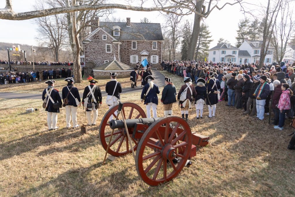 Washington possiblewide - Bucks County Beacon - PHOTO ESSAY: Christmas Day Washington Crossing Reenactment
