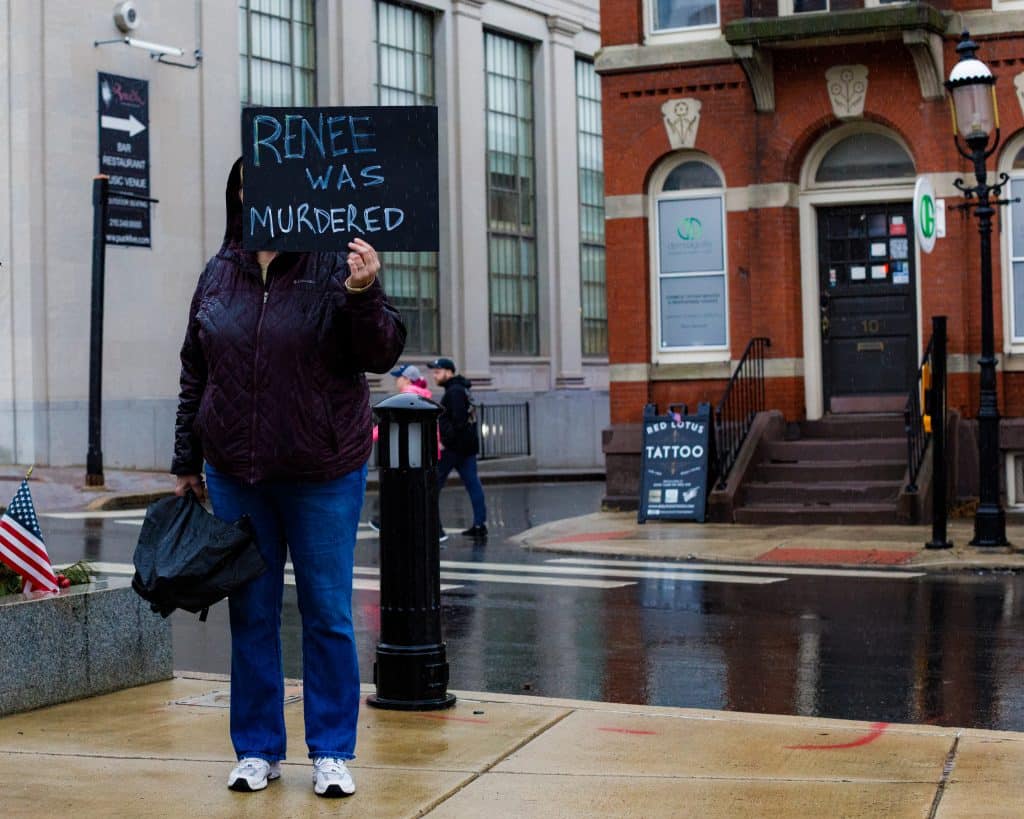 ICE Protest Doylestiown Renee Was Murdered - Bucks County Beacon - Photo Essay: Protest in Doylestown in Opposition to Trump, ICE Murder, and Venezuela Coup