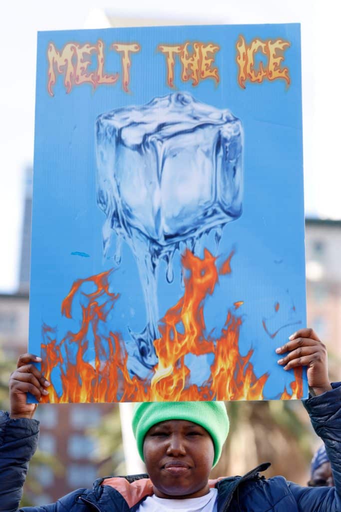ICE Protest Melt LA - Bucks County Beacon - Anti-ICE Nationwide Protests in Photos