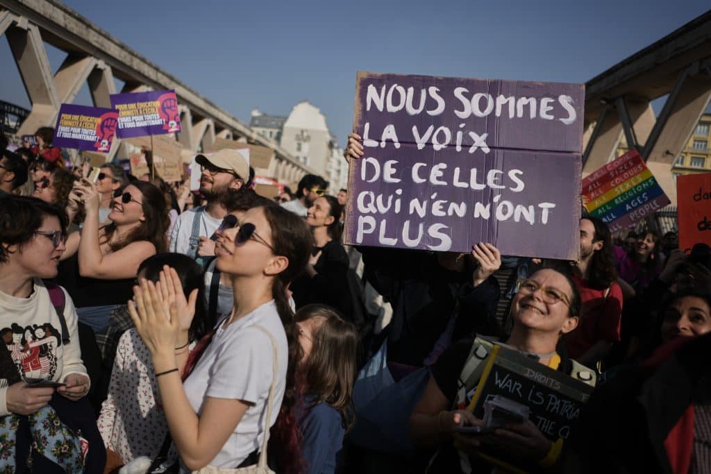 IWD France - Bucks County Beacon - Photo Essay: International Women's Day Celebrations and Protests Around the World