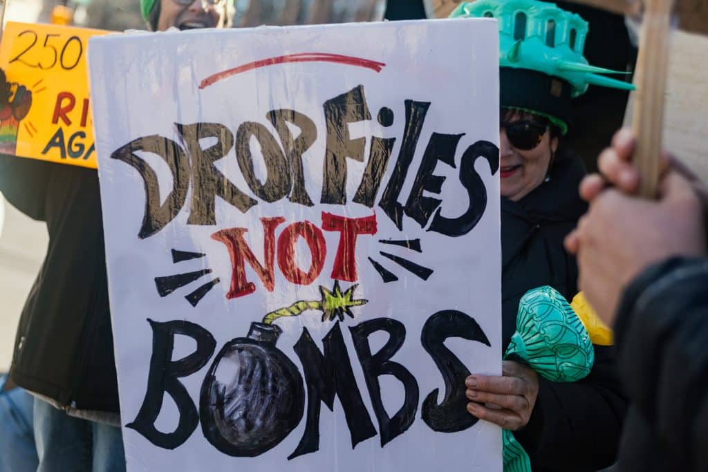 No Kings 3 Doylestown Files not Bombs - Bucks County Beacon - This Is What Democracy Looks Like: 'No Kings' Doylestown Protest in Photos