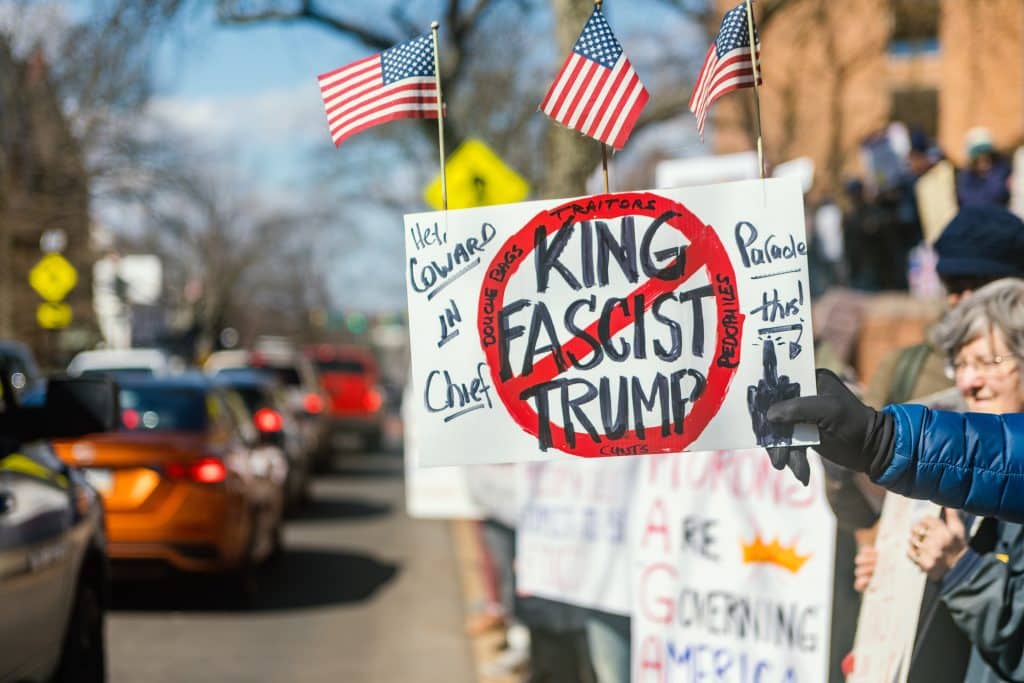 No Kings 3 Doylestown No King Fascist Trump - Bucks County Beacon - This Is What Democracy Looks Like: 'No Kings' Doylestown Protest in Photos