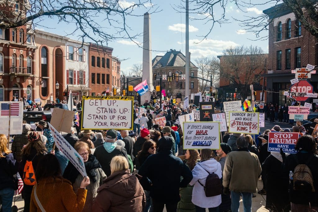No Kings 3 Doylestown PA Town Center - Bucks County Beacon - This Is What Democracy Looks Like: 'No Kings' Doylestown Protest in Photos