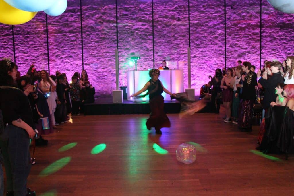 Queer Prom Dance floor - Bucks County Beacon - Photo Essay: Queer Prom Provides a Night of Joy and Belonging to Bucks County LGBTQ+ Youth