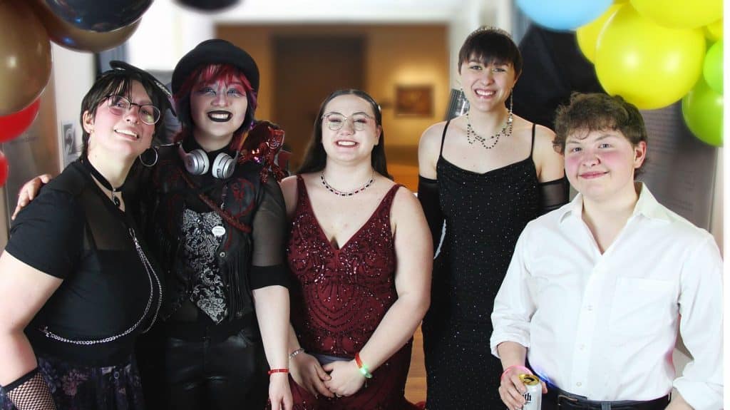 Queer Prom Friends - Bucks County Beacon - Photo Essay: Queer Prom Provides a Night of Joy and Belonging to Bucks County LGBTQ+ Youth