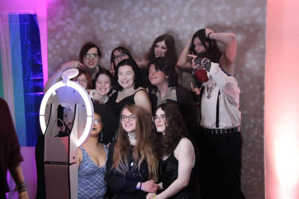 Queer Prom Selfie - Bucks County Beacon - Photo Essay: Queer Prom Provides a Night of Joy and Belonging to Bucks County LGBTQ+ Youth