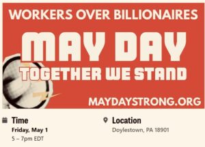 May Day Rally Doylestown - Bucks County Beacon - Culture