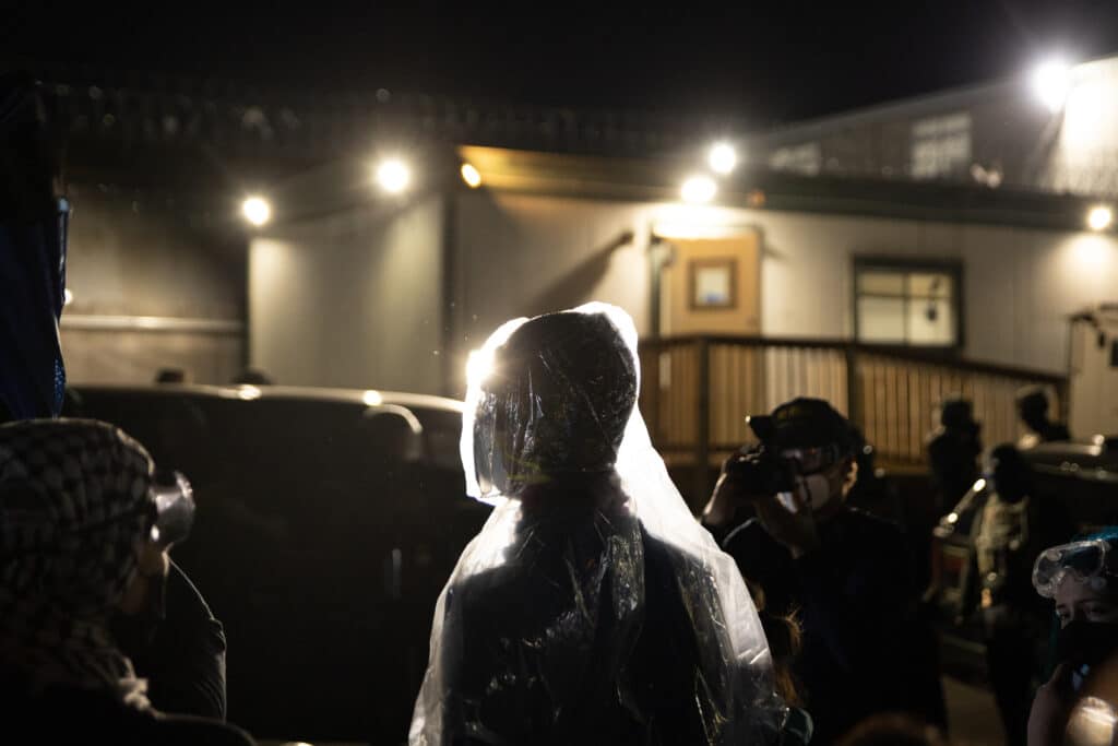 BCB Photo Essay 3 - Bucks County Beacon - Photo Essay: Immigrant Rights Protesters Clash With Police Outside of Delaney Hall ICE Detention Center in New Jersey