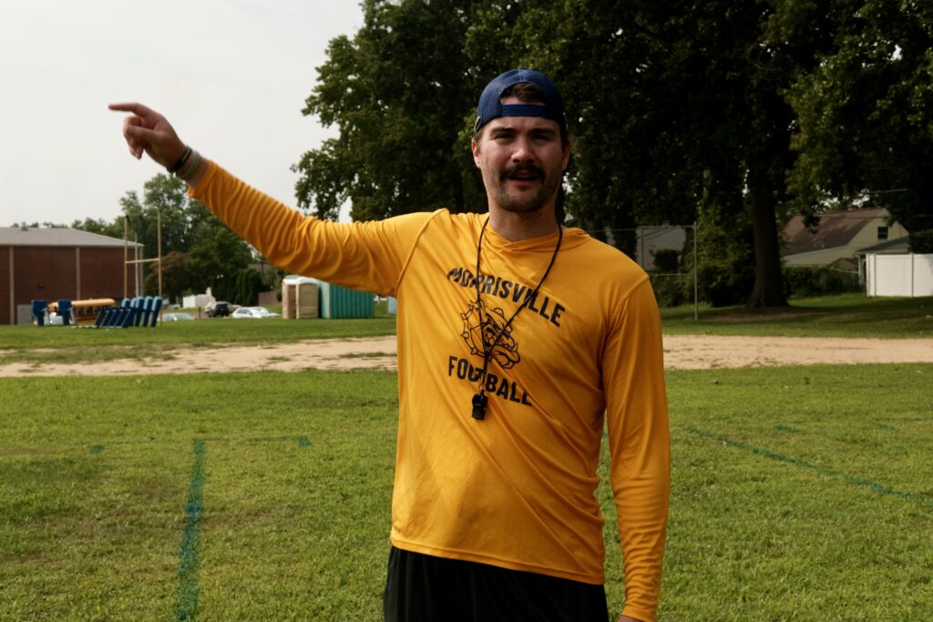 Last Season’s Success Raises Expectations for Morrisville High School’s Football Team 2 Morrisville Coach Keen - Bucks County Beacon - Last Season’s Success Raises Expectations for Morrisville High School’s Football Team