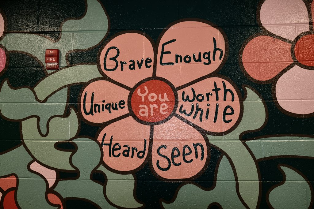 mural1 - Bucks County Beacon - A New Mural Reminds Students at Eleanor Roosevelt Elementary of Their Value