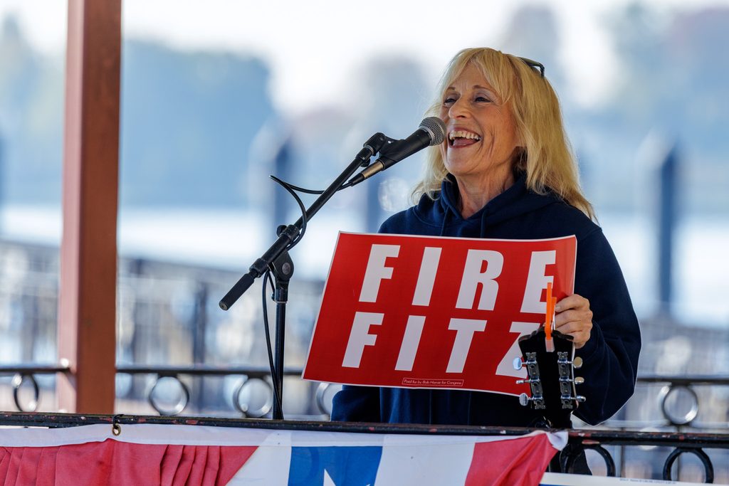 On the Bristol Waterfront, Bob Harvie’s Message Is Simple: Every Vote Counts 4 Bob Harvie Bristol Rally October25 2026 DavidIskra23 - Bucks County Beacon - On the Bristol Waterfront, Bob Harvie’s Message Is Simple: Every Vote Counts