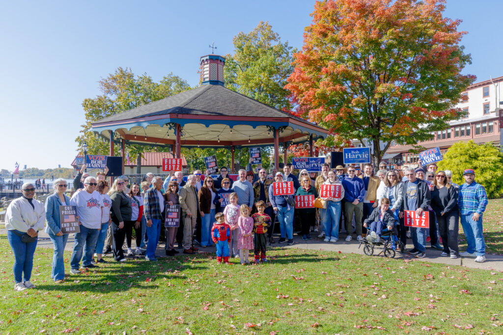 On the Bristol Waterfront, Bob Harvie’s Message Is Simple: Every Vote Counts 7 Bob Harvie Bristol Rally October25 2026 DavidIskra41 - Bucks County Beacon - On the Bristol Waterfront, Bob Harvie’s Message Is Simple: Every Vote Counts