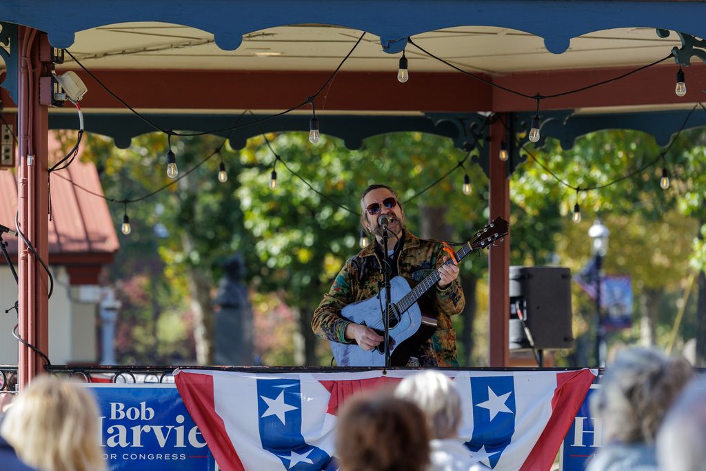 On the Bristol Waterfront, Bob Harvie’s Message Is Simple: Every Vote Counts 6 Bob Harvie Bristol Rally October25 2026 DavidIskra5 - Bucks County Beacon - On the Bristol Waterfront, Bob Harvie’s Message Is Simple: Every Vote Counts